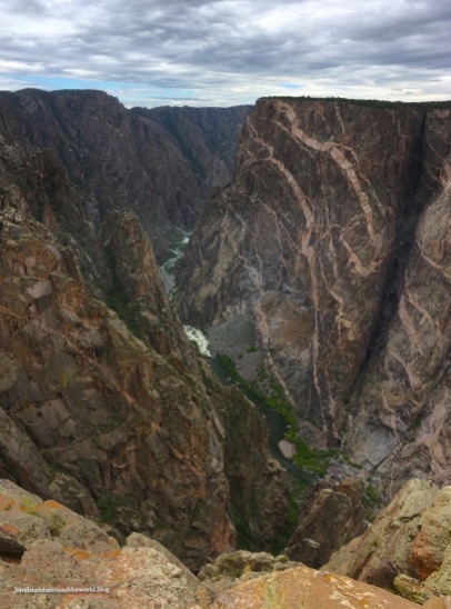 The canyon wall on the right is called the Painted Wall